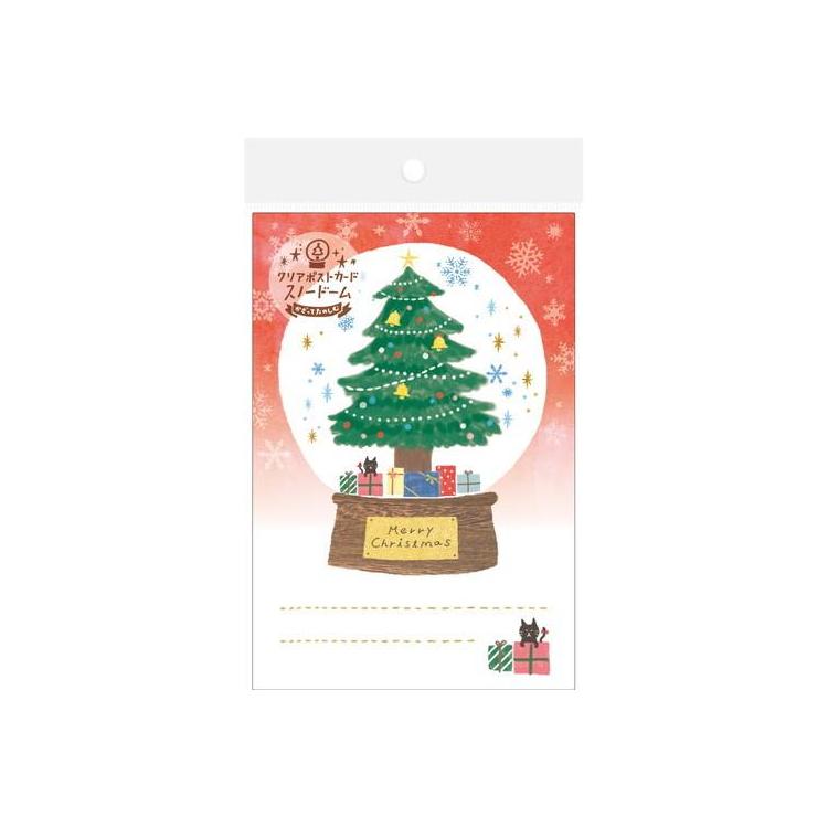 冬柄 クリアポストカード クリスマスツリー ステーショナリー ロフト公式通販サイト Loft