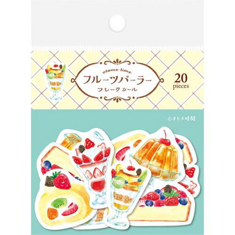 贅沢品 フレークシール スイーツ柄2セット