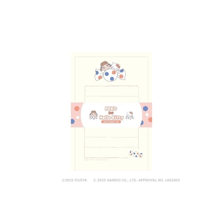 ミニレターセット PEKO×サンリオキャラクターズ ドットA ドットA