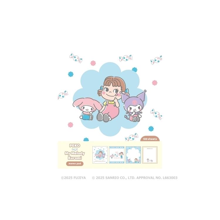 メモパッド PEKO×サンリオキャラクターズ ドットB ドットB