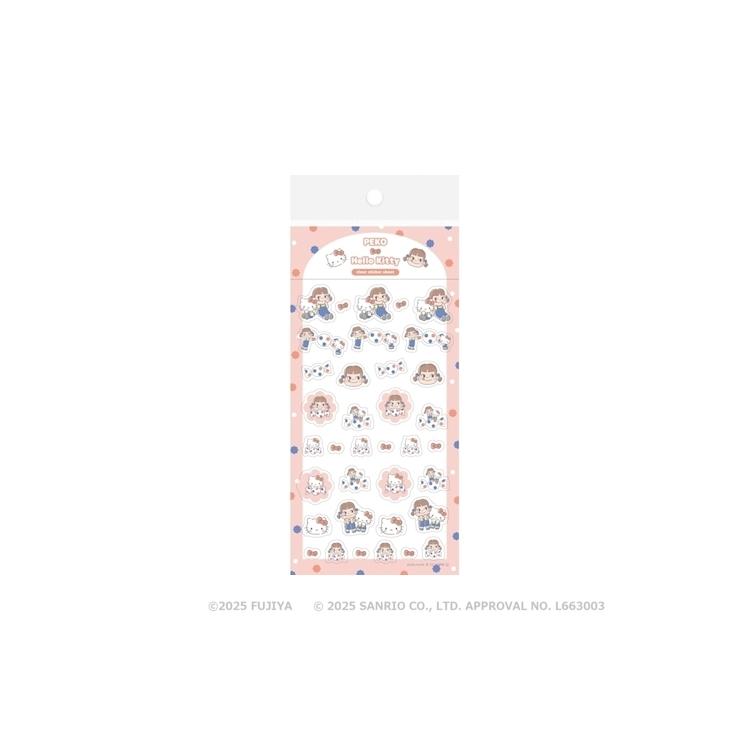 透明シールシート PEKO×サンリオキャラクターズ ドットA ドットA