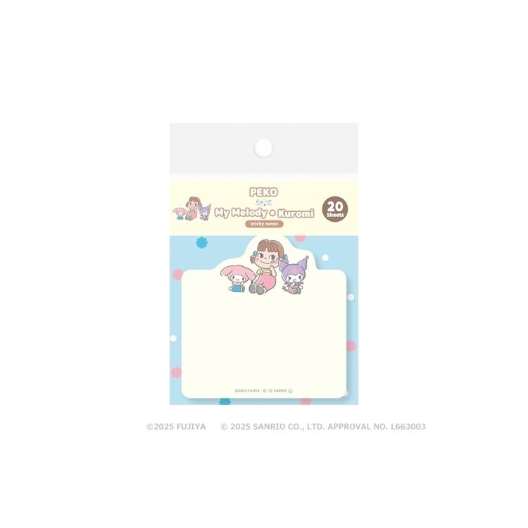 型抜き付箋 PEKO×サンリオキャラクターズ ドットB ドットB
