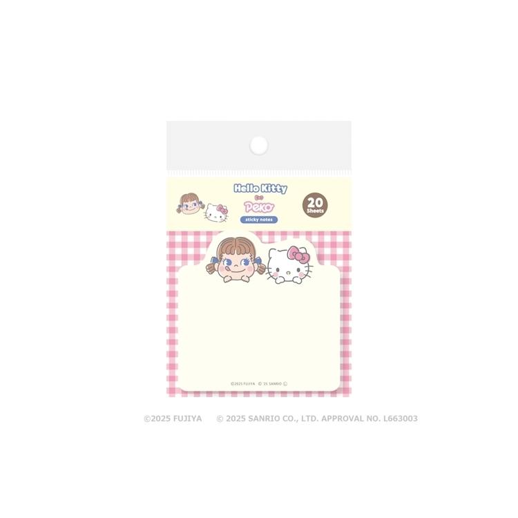 型抜き付箋 PEKO×サンリオキャラクターズ チェックB チェックB