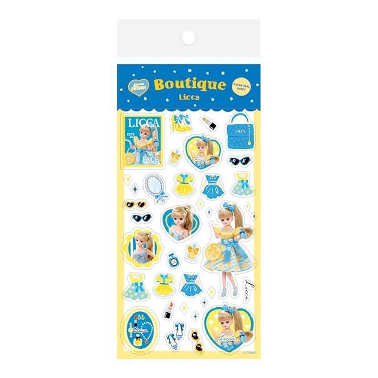 透明シールシート リカちゃん ブティック ブティック