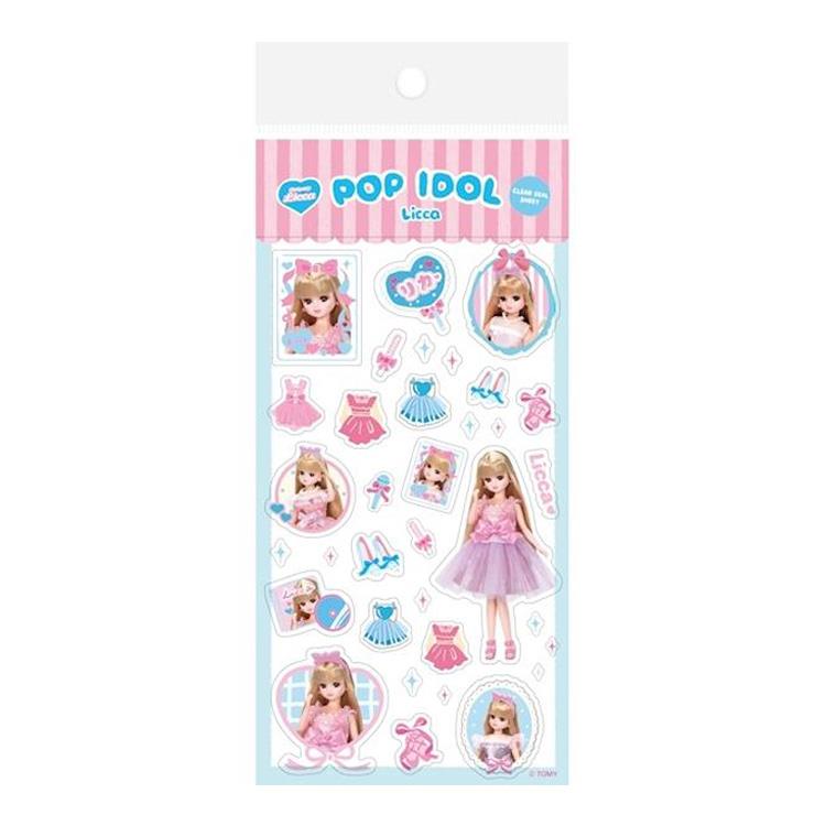 透明シールシート リカちゃん アイドル アイドル