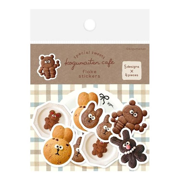 和紙フレークシール こぐまいたん クマッスル(クマッスル