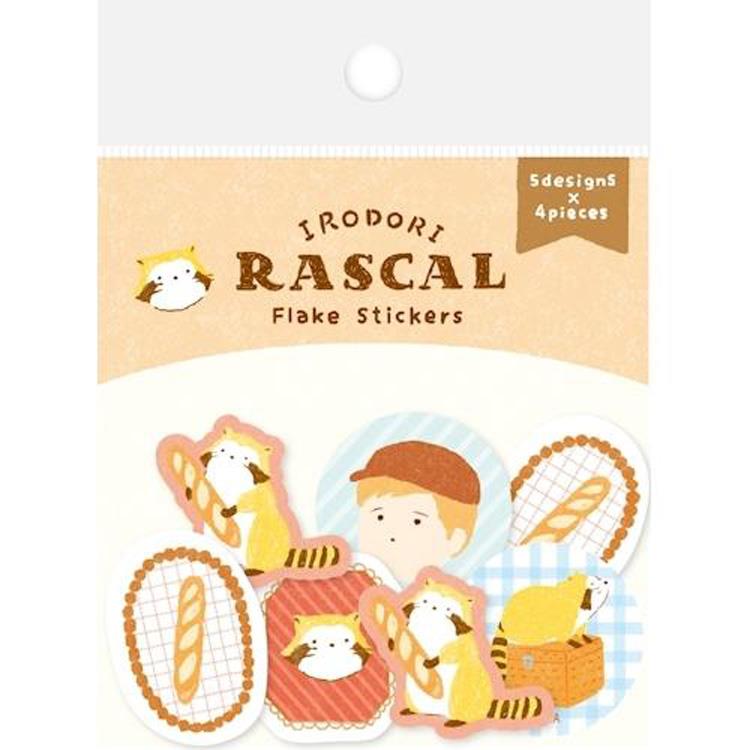 和紙フレークシール いろどりラスカル ピクニック ピクニック