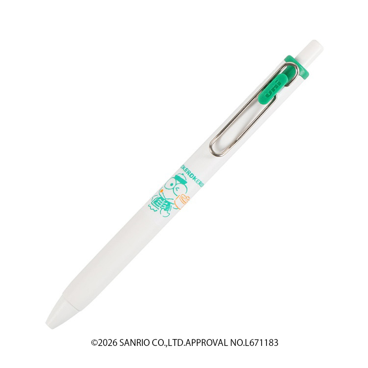 ユニボールワン ボールペン ゲルインク はぴだんぶい中華街 けろけろけろっぴ けろけろけろっぴ