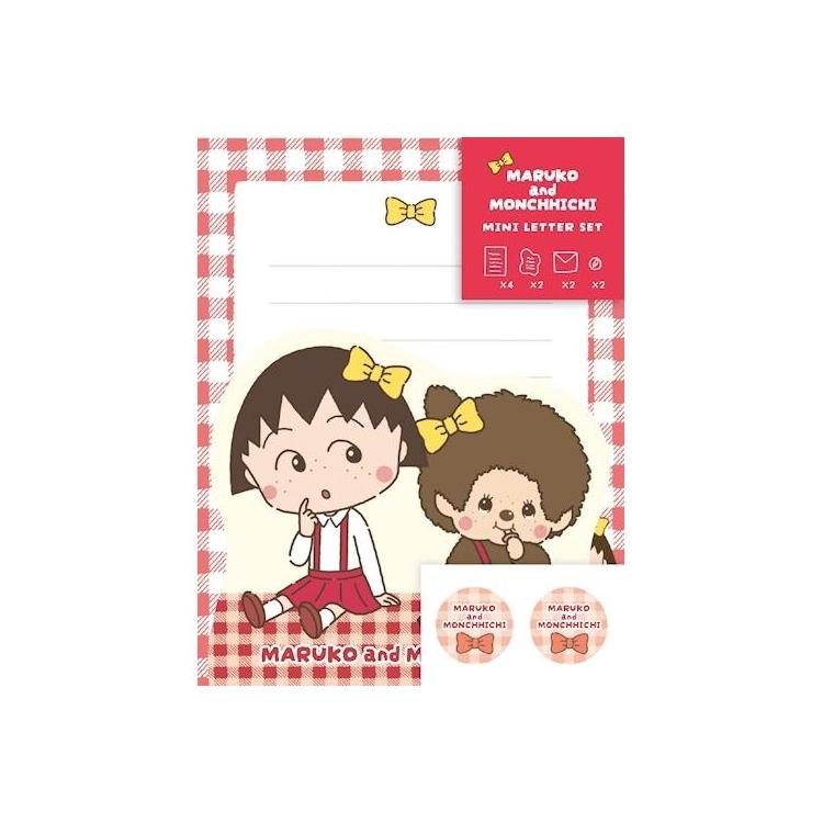 ダイカットミニレターセット まる子+モンチッチ まる子+モンチッチ