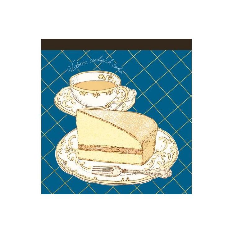 いのうえ彩 箔押しメモパッド ヴィクトリアケーキ ヴィクトリアケーキ