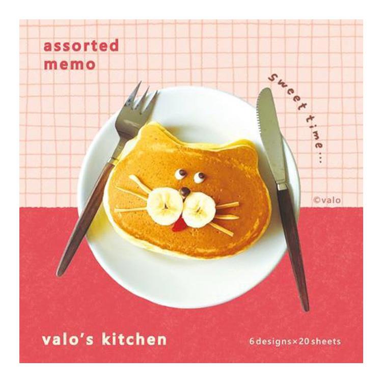 アソートメモ 6柄 valo(ヴァロ) ときめきデザート ときめきデザート
