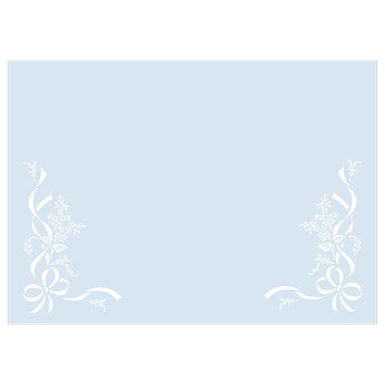 ミニレターパッド封筒 アンリュバンドゥー ブルー