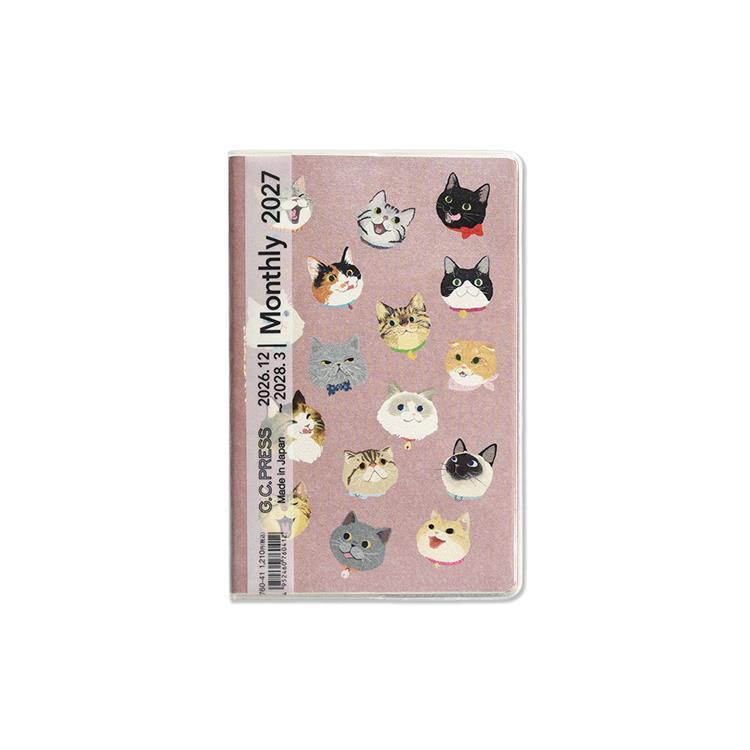 2026年12月始まり手帳 月間 ポケット NEKO ポケット NEKO