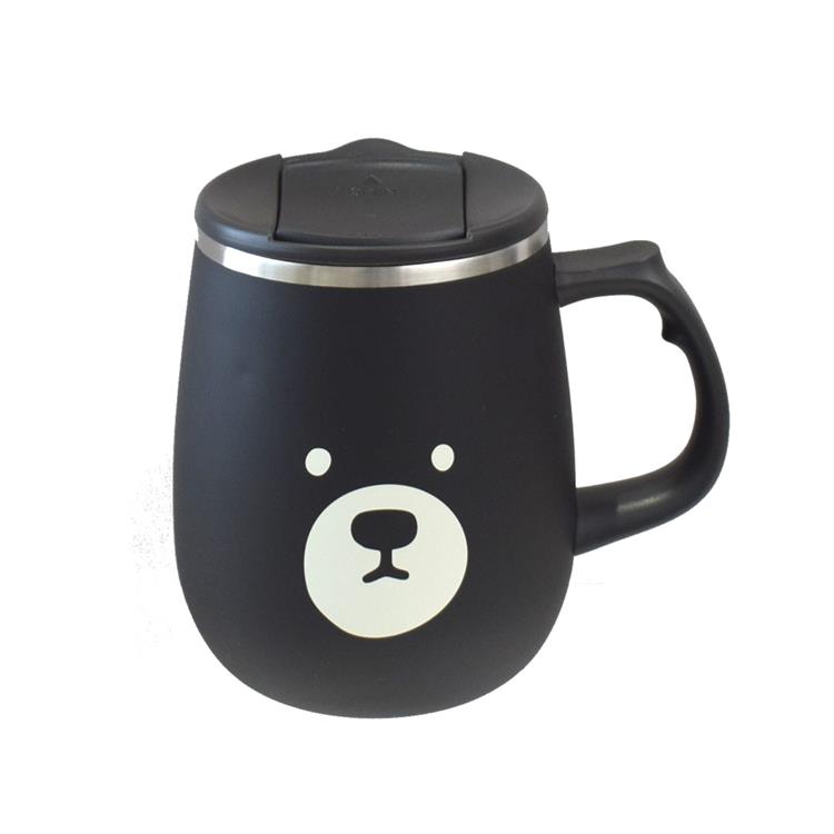 ステンレスサーモマグカップ Lサイズ530ml くろくま くろくま