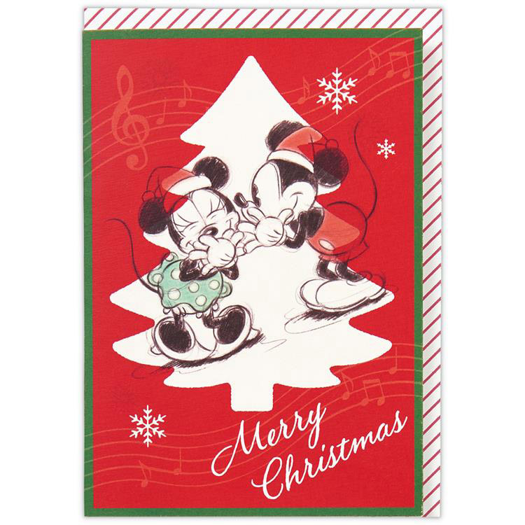 クリスマスオルゴールカード ディズニー ミッキー ミニー クリスマスナイショ話 ステーショナリー ロフト公式通販サイト Loft