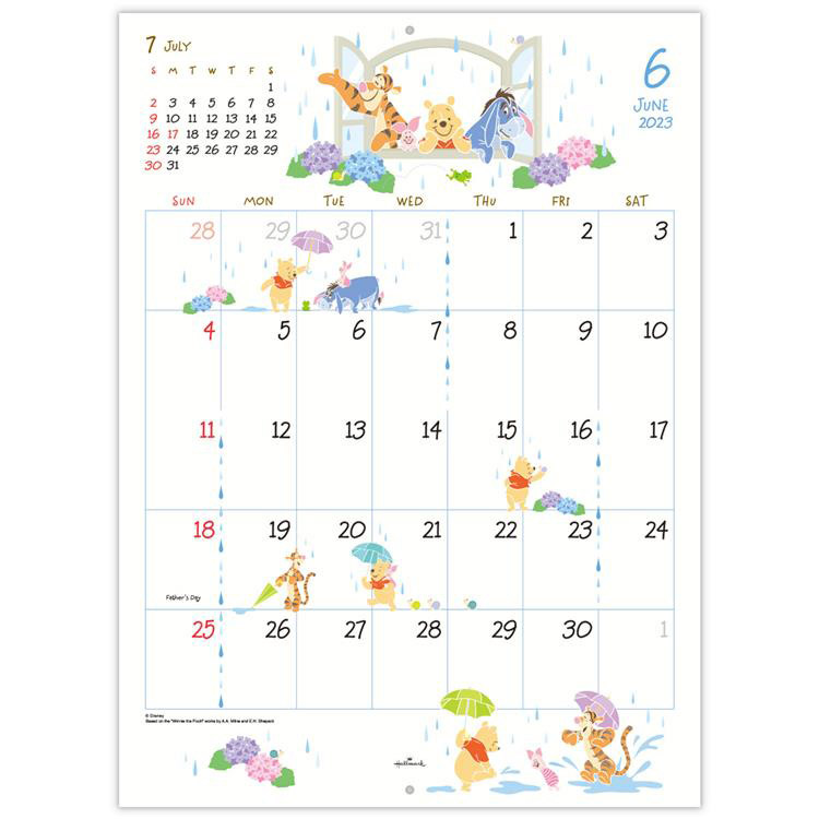２０２３年１月始まりカレンダー 壁掛け 大 ディズニー くまのプーさん ステーショナリー ロフト公式通販サイト Loft