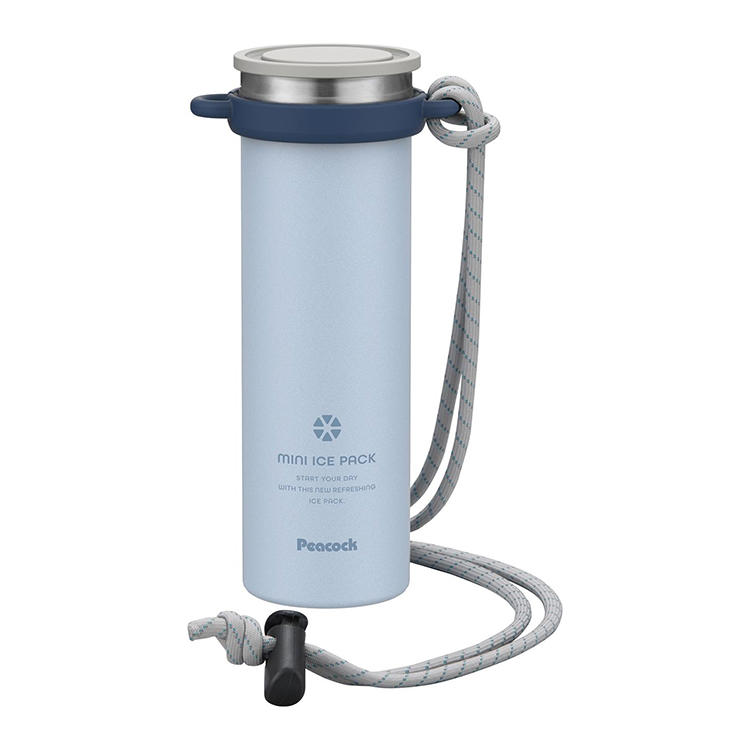 ミニアイスパック ショルダーストラップ付き アイスブルー アイスブルー