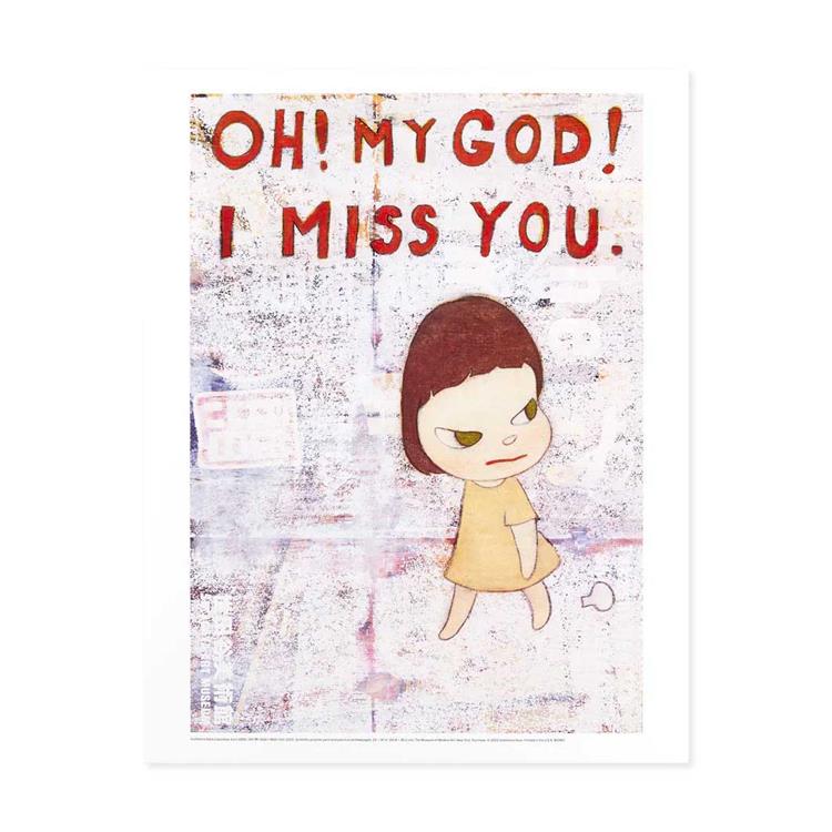 超格安価格 I GOD！ MY 奈良美智：OH！ MISS GOD MY ポスター(OH！ YOU！ 絵画