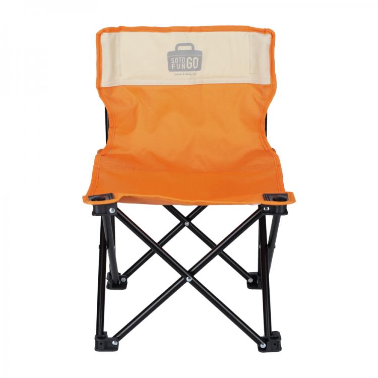 ※新品※4台 アウトドアチェア 折りたたみ キャンプ椅子コンパクト オレンジ