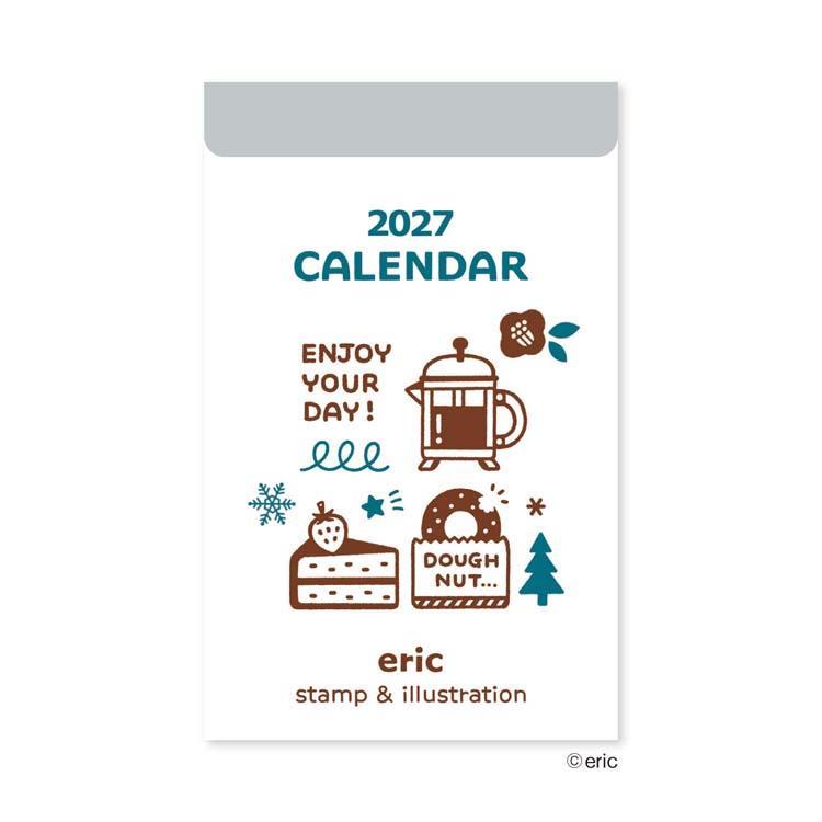 2027年1月始まりカレンダー 日めくり eric