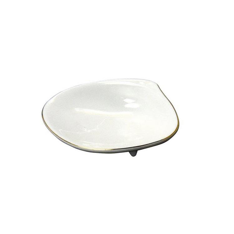 ハマグリ 金縁珍味小皿 大 大