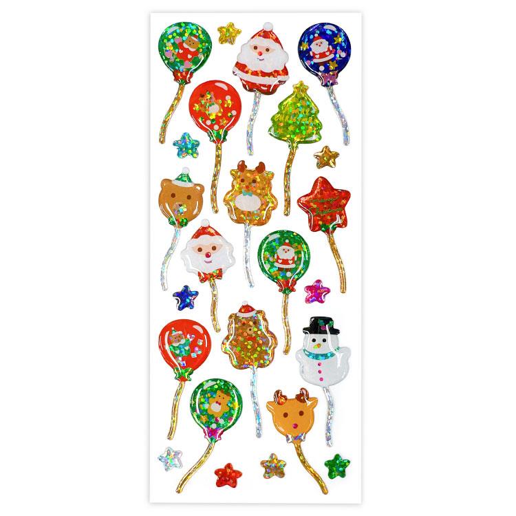 クリスマスドロップシール バルーン バルーン