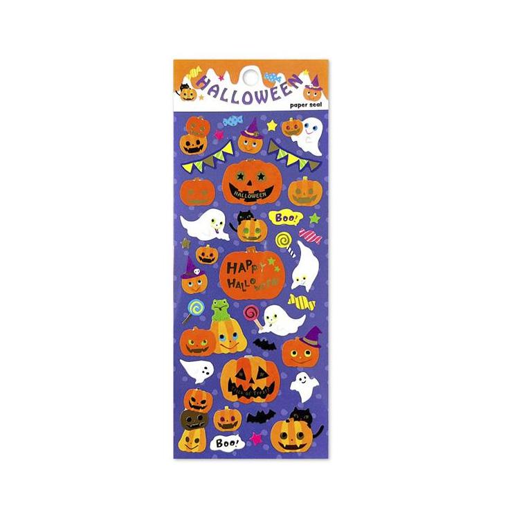 ペーパーシール ハロウウィン おばけ おばけ