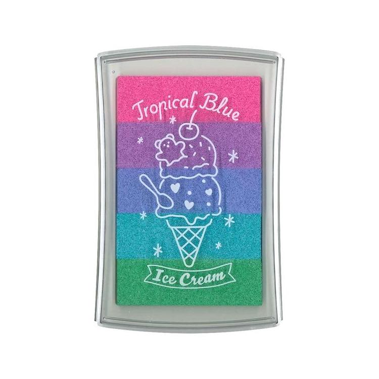 スタンプパッド ウォーターカラーシフォン トロピカルブルーアイス【ロフト限定】 トロピカルブルーアイス