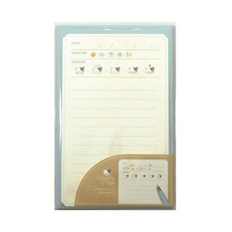 レターセット TODAY’S LETTER ねこ ねこ