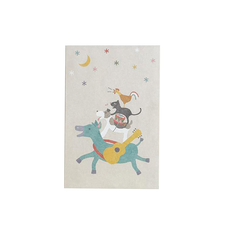 年賀ポチ袋 ブレーメンの音楽隊 3枚入り