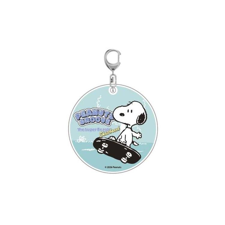 スライドアクリルキーホルダー スヌーピー PEANUTS GROOVE【ロフト限定】