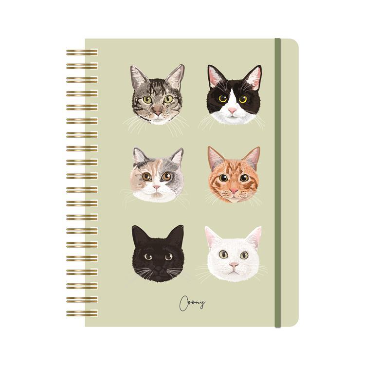 リングノート B6変形 Coony ピスタチオ ピスタチオ