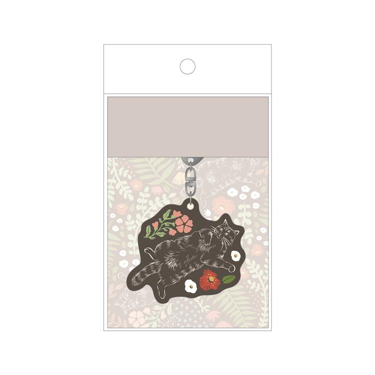 アクリルキーホルダー カワムラオリエ ブラック(ブラック