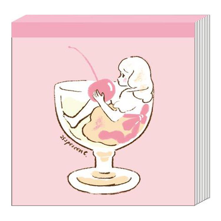 ブロックメモ 252% Cherry(Cherry): ステーショナリー | ロフトネット