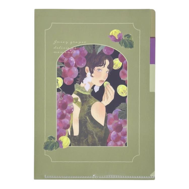 クリアファイル satou ブドウ ブドウ