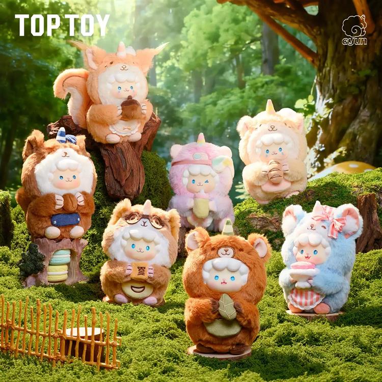 TOPTOY クルクル羊 ネズミの友達ぬいぐるみ ブラインドボックス 1個入