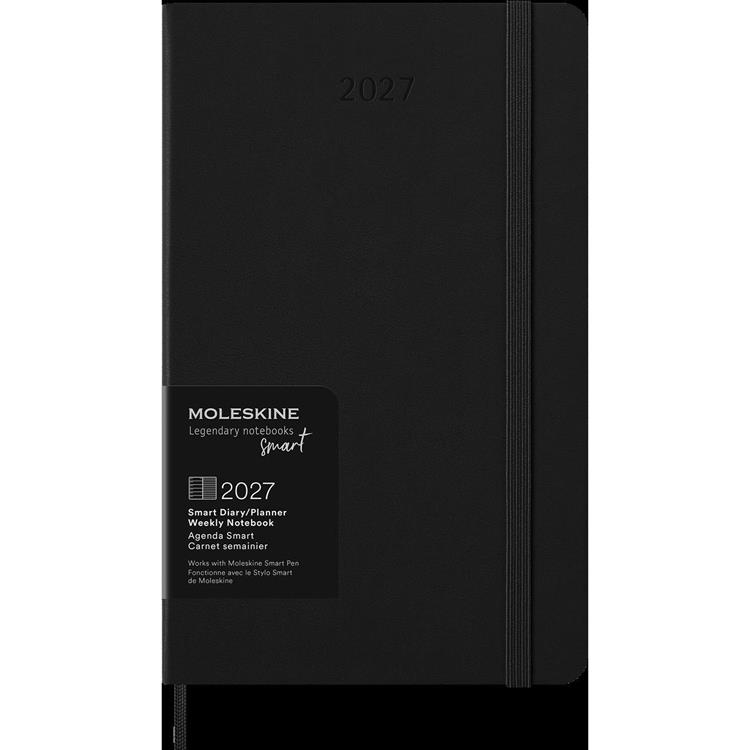 2027年1月始まり手帳 週間レフト ラージサイズ ハードカバー