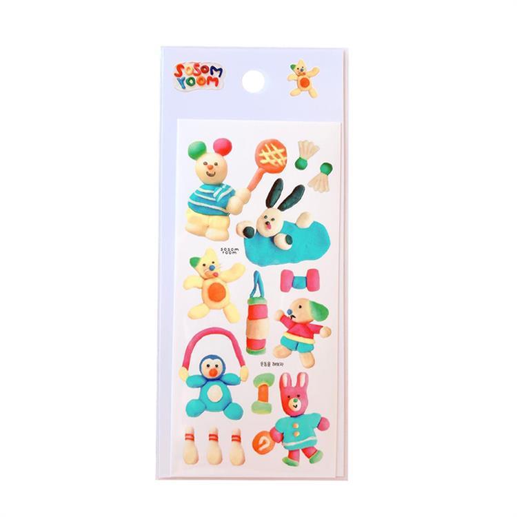 シートシール sosom room レッツワークアウト レッツワークアウト