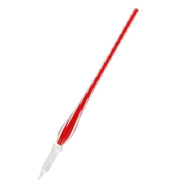 ガラスペン ボンボン レッド