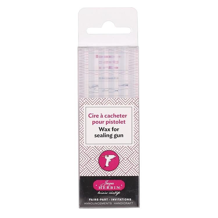 シーリングガン用ワックス 6本入り クリア