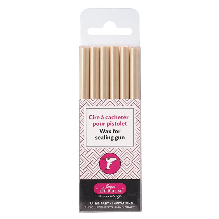 シーリングガン用ワックス 6本入り ローズゴールド