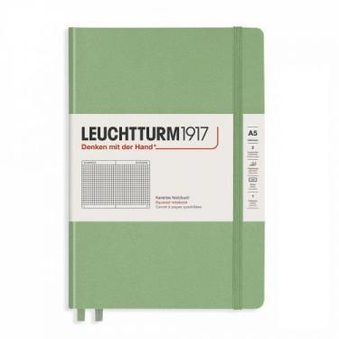 ロイヒトトゥルム ハードカバーノート ミディアム A5 方眼罫 セージ