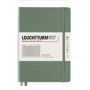 ロイヒトトゥルム ハードカバーノート ミディアム A5 方眼罫 オリーブ