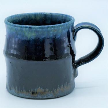 河内啓 マグカップ 小 ルリ釉