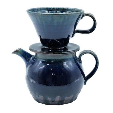 河内啓 コーヒーサーバー ルリ釉