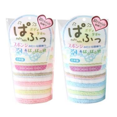 ボディタオル ぱふっ 20×90cm 2個入