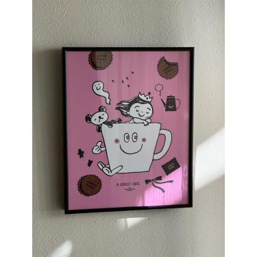 額装 ALOVELYCAFEコーヒー＿1