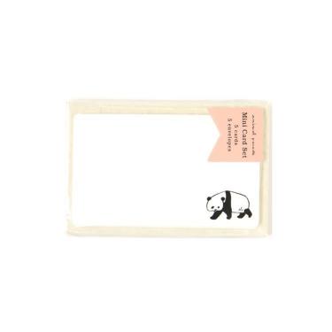 ミニカードセット アニマルパレード パンダ