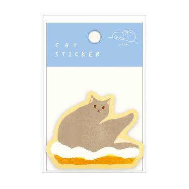 ステッカー mula キャット ごまクリームタルト