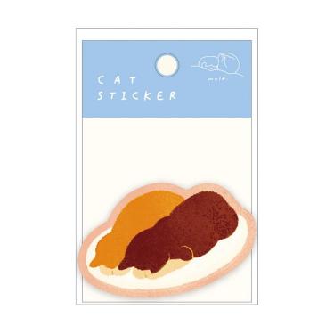 ステッカー mula キャット ごめんねのエクレア